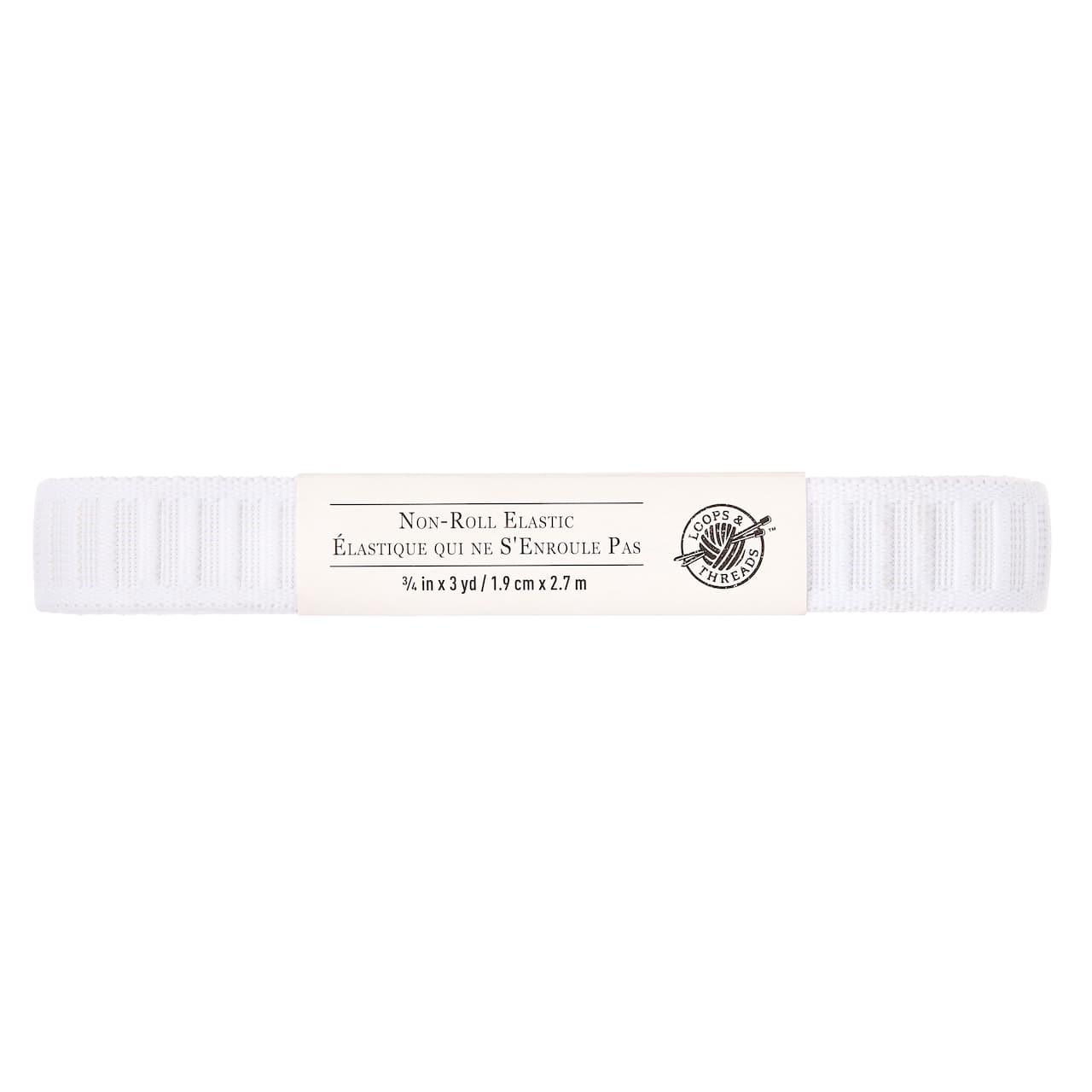 Loops & Threads™ Non-Roll Elastic, 3 yd.
